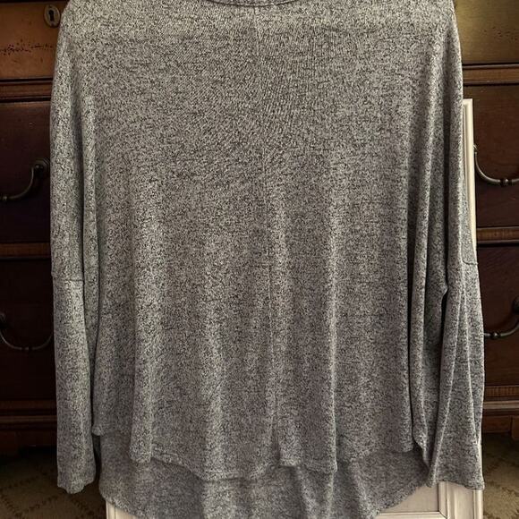 Mod Ref grey knit crew neck with 2 black pockets and batwing sleeves S - Picture 2 of 12